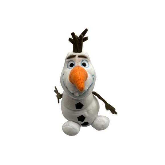 Disney Frozen II Olaf Soft Cuddly White Snowman Small 9" Plush Stuffed Toy - Picture 3 of 6